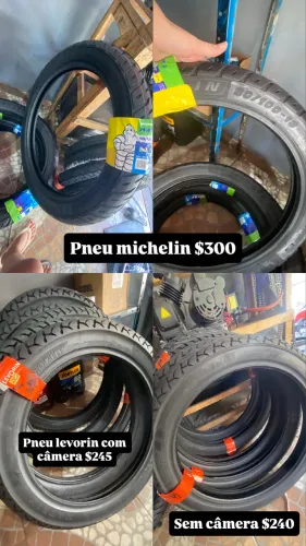 Pneu novo levorin e michelin