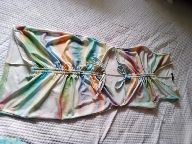 Vestido colorido (moda louca) tamanho M