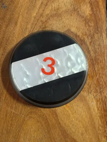 Botão Antigo Do Vasco De 44,79 Mm Bequinho Madrepérola - cód: 008