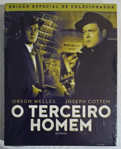 Blu-ray O Terceiro Homem - Carol Reed Clássico Seminovo com luva