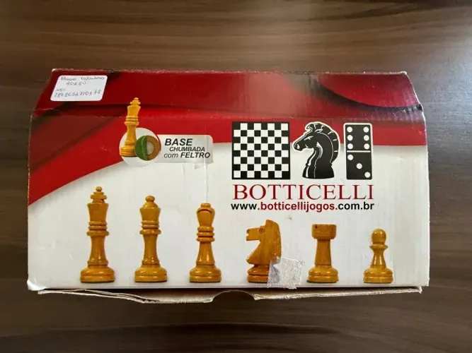Jogo de Xadrez Botticelli + Tabuleiro A&A Profissional