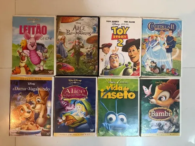 Coleção de 18 dvds originais Disney/Pixar 