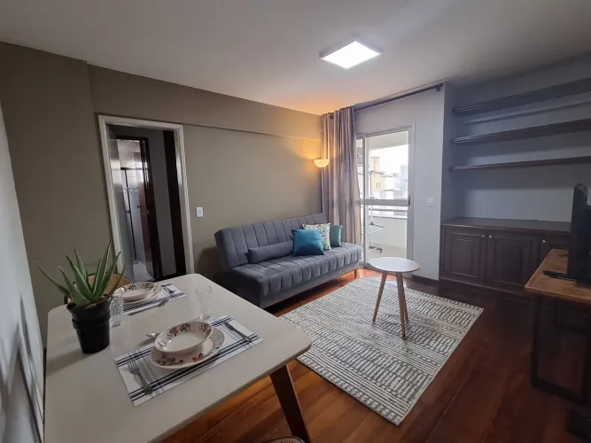 Alugo apartamento mobiliado próximo UFU Sta Mônica.
