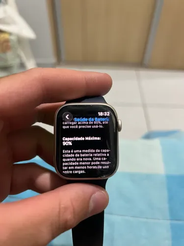 Apple Watch Series 9 45mm GPS 64GB - Bateria 90% - Com Película X-One