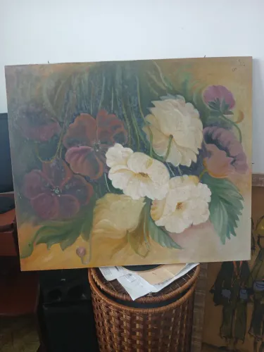 Quadro em tela pintado pelo artista Assis marinho (diassis (medida 70x60