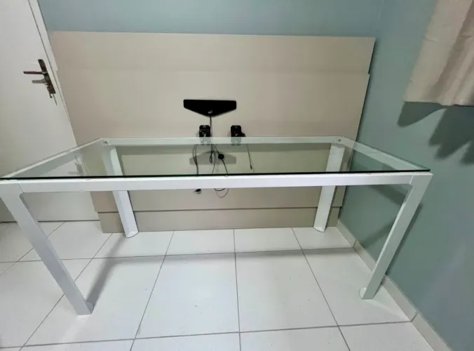 Mesa Ferro e Vidro Alto Padrão