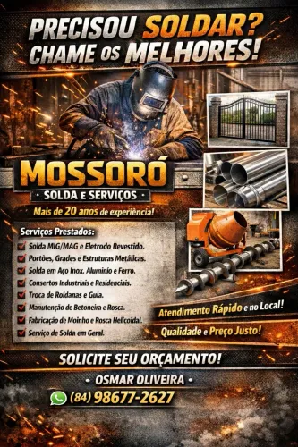 ? PRECISANDO DE SERVIÇOS DE SOLDAGEM EM FORTALEZA? ?