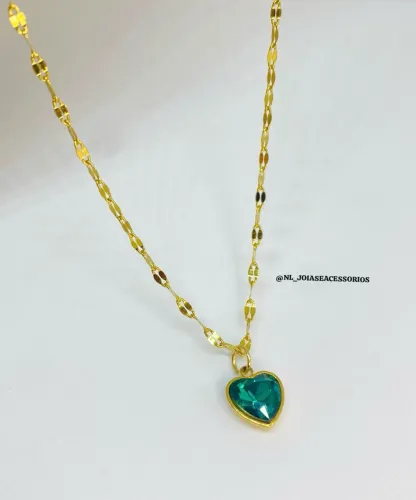 Colar banhado a ouro 18k