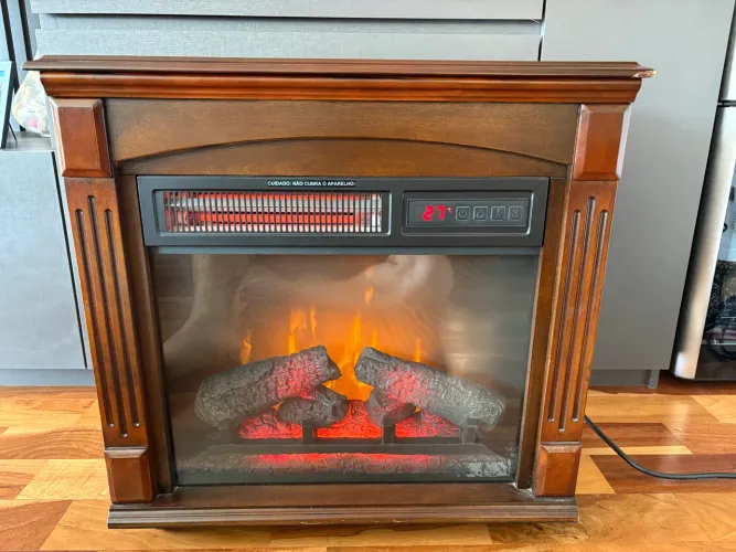 Lareira Elétrica Innsbruck Twin-Star 127V 1500W - Semi-nova