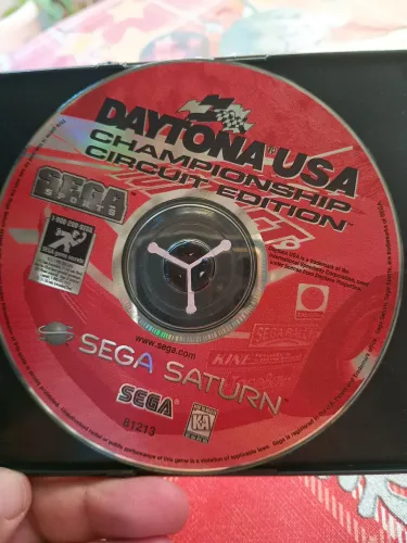 Jogo Daytona Usa original para Sega Saturn capa alternativa + jogo teste Panzer  Dragon 