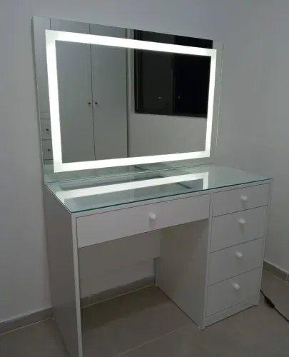 Penteadeira Com Espelho Com Tecnologia Front Led L 1.10 M