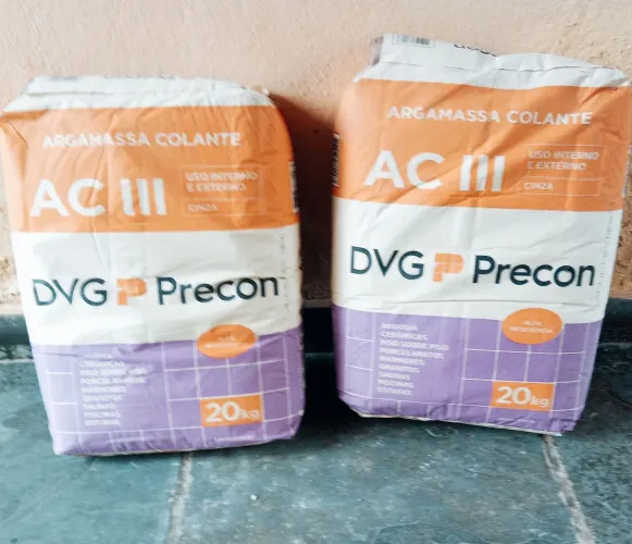 Argamassa Colante AC3 Colante DVG Pecon 2 Unidades 20 Kg Cada BH/MG