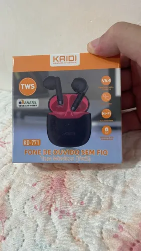 Fone de Ouvido Bluetooth Sem Fio TWS Kaidi