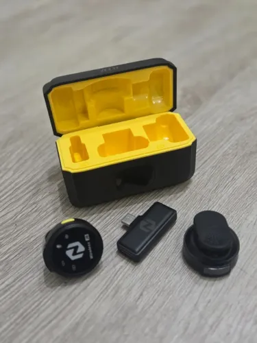 Microfone de Lapela Sem Fio ZCCO USB-C para Android - Novo e Original