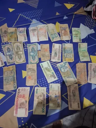 Notas dinheiros antigas