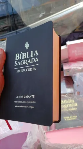 Bíblia Grande Harpa Cristã Popular Letra Gigante