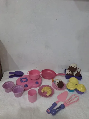 Combo brinquedos de comidinha e docinhos