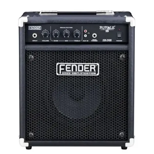 Amplificador Fender Rumble 15 Caixa Cubo