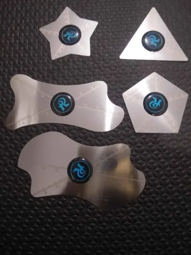 Espátula Palheta flexível de aço inoxidável 0.1mm nova
