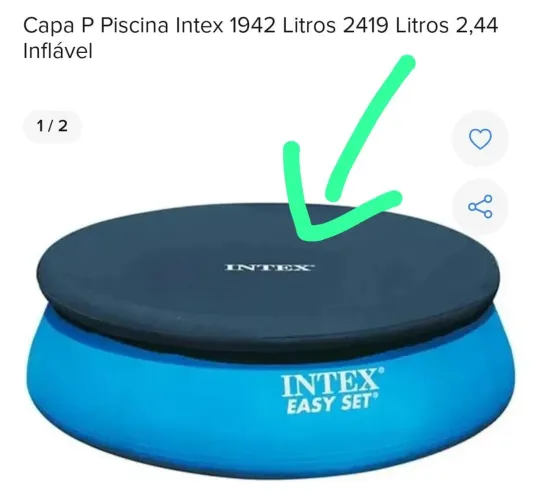 Capa  piscina  intex 