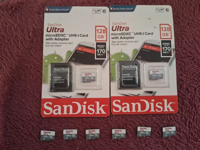 Cartão de memória 128GB