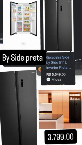 Refrigerador Midea By Side
