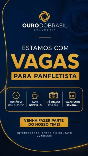 PANFLETISTA OURO DO BRASIL.