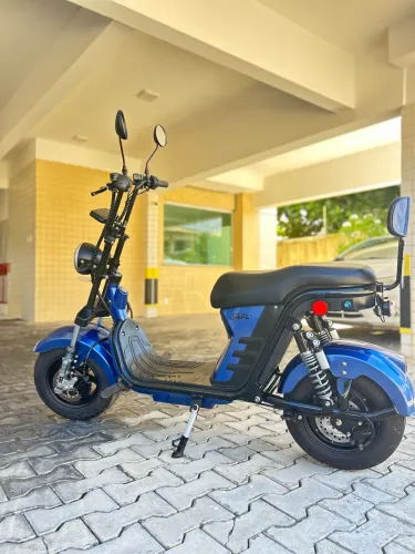 Scooter Elétrica Moto Chefe 1000W | Desbloqueada 60km/h | Única Dona