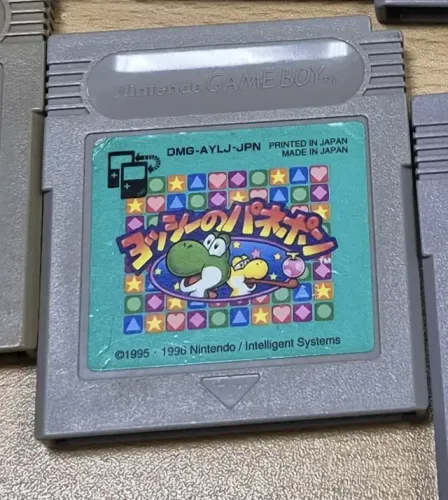 Cartucho Gb Color - Yoshi No Panepon (dmg-aylj-jpn) Original (Usado)