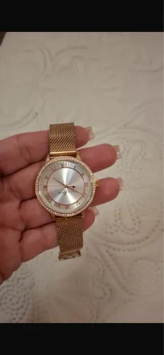 Relógio Life Feminino Aço Rosé
