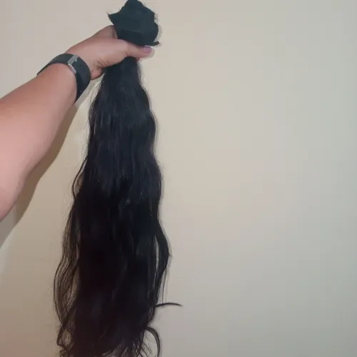 Cabelo humano 70 centímetros 200 gramas 