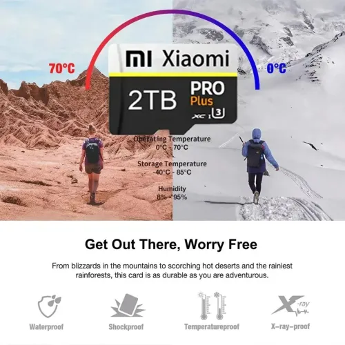 Cartão de memória Xiaomi de 2TB