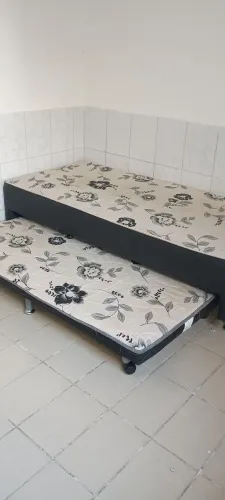 Cama solteiro + auxiliar ortobom