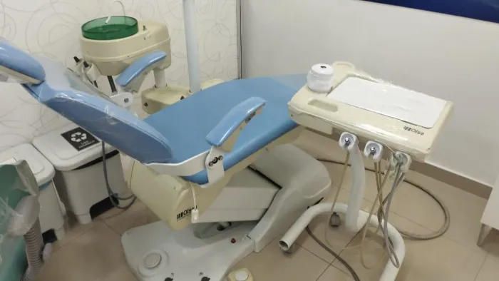 Cadeira odontologica olsen com garantia , reformada 