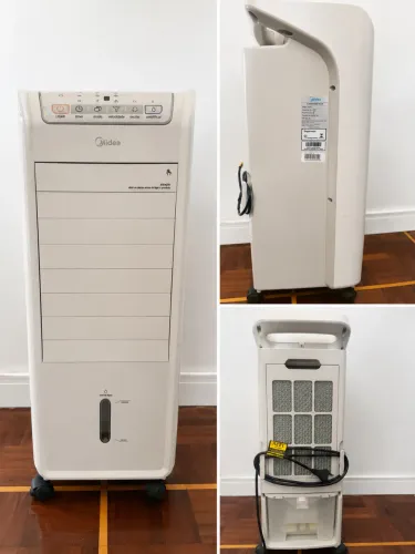 Climatizador portátil frio Midea AKAF1 branco 127V