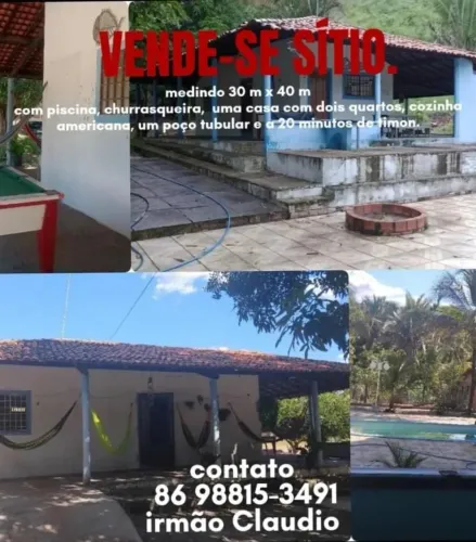 VENDE-SE SÍTIO R$120.000