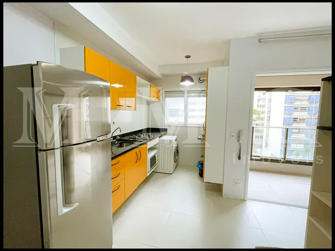 Studio próximo a Av. Paulista, com lazer e vaga de garagem.