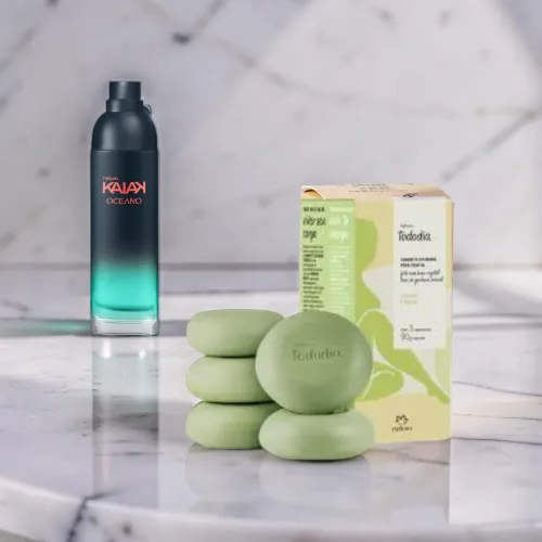 Kit Presente Natura Tododia e Kaiak Oceano Feminino
