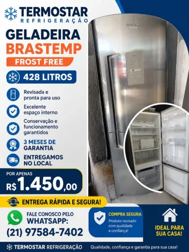 Geladeira Brastemp inverter 