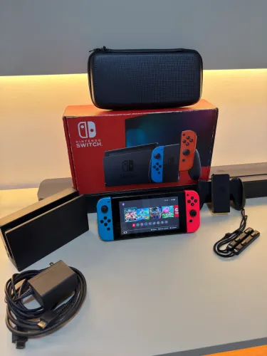 Nintendo Switch V2 desbloqueado Pego troca passo cartão