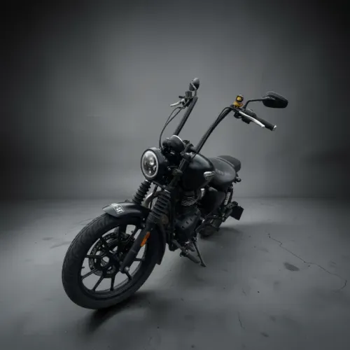 Royal Enfield Meteor 350 Stellar Black 2025 Custom | Guidão 14? | Angel Eyes