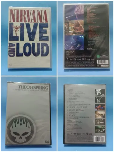 Lote Dvds Nirvana e Offspring ( Lacrados )