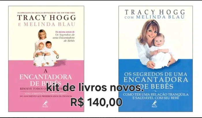 Kit de livros Encantadora de Bebês