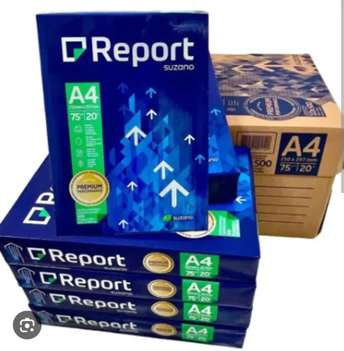 PAPEL A4 REPORT RESMA COM 500 FOLHAS