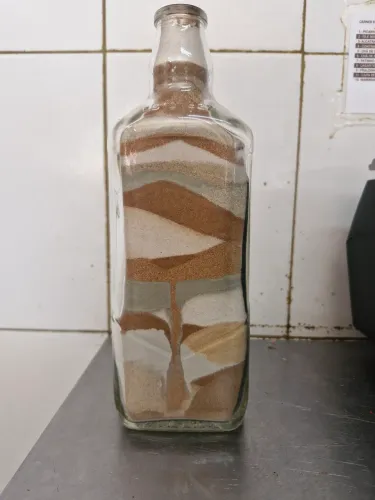 Artesanato em garrafas