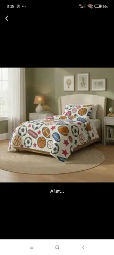 Colcha de cama infantil