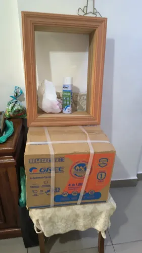 ar-condicionado eletrônico Gree 7.000 BTUS de Parede Novo, Pagamento somente à vista.