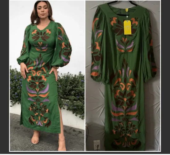Vestido Farm bordado