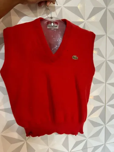 Colete vintage Lacoste vermelho TAM: P