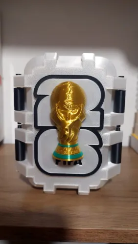 Caixa figurinhas copa do mundo (GRANDE) SOB ENCOMENDA!